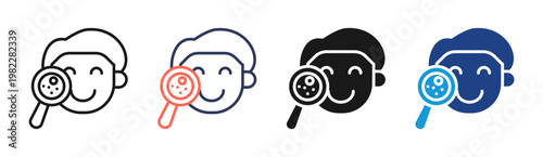 Skin Check icon set multiple style collection