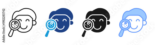 Skin Check icon set multiple style collection