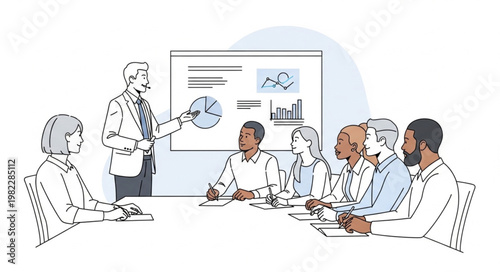 business people working together