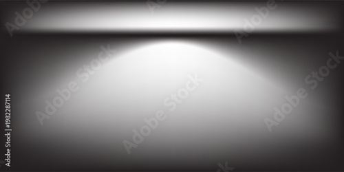 Abstract gradient podium background. Empty gray 3D studio background. Clean scene for product presentation mockup template. eps 10