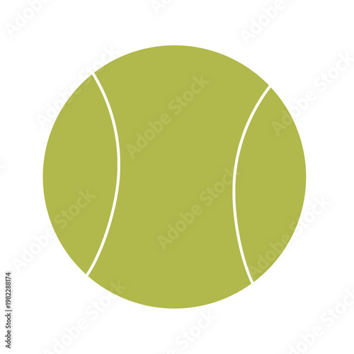 tennis ball icon vector 