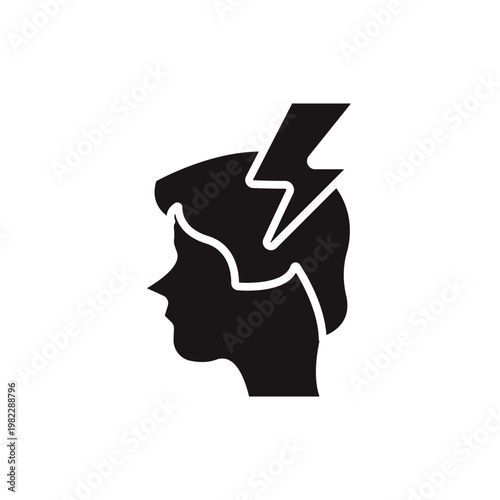 trauma icons minimalist flat style design, trauma Vector illustration on white background