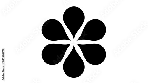 Pregnant woman silhouette with long wavy hair smiling and holding belly