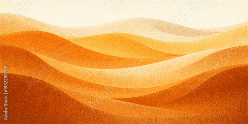 Abstract orange and yellow silk waves create a soft floral petal texture with a golden summer light pattern
