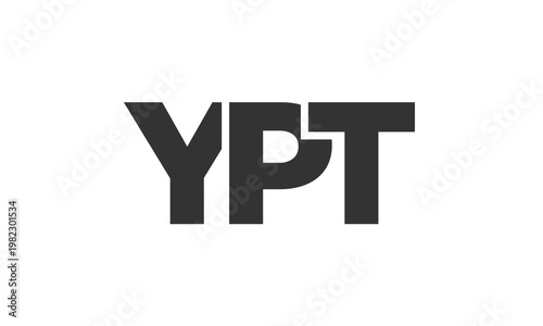 Free Download YPT logo design template with strong and modern bold text. Initial based vector logotype featuring simple and minimal typography. Trendy company identity. - GFXLoad