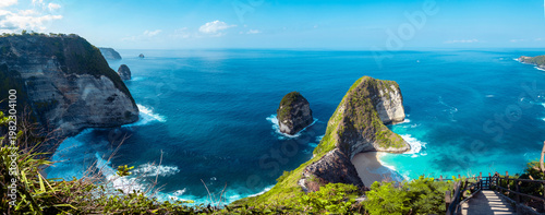 Kelingking Beach Cliff Viewpoint at Nusa Penida Indonesia