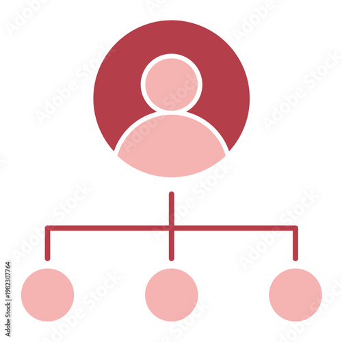 Algorithm Red Style Icon