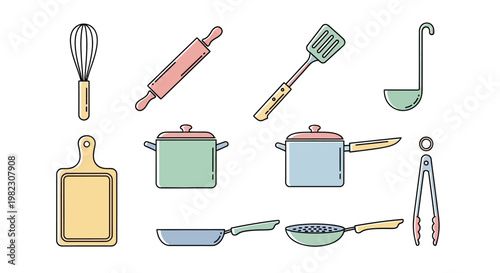 Kitchen Utensils and Cooking Tools.