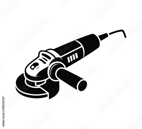 Angle grinder represents industrial use.