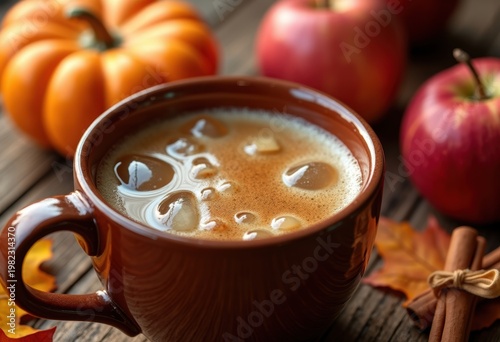 Rustic Autumn Market Warm Apple Cider Cinnamon Experience Fall Charm Cozy Gathering