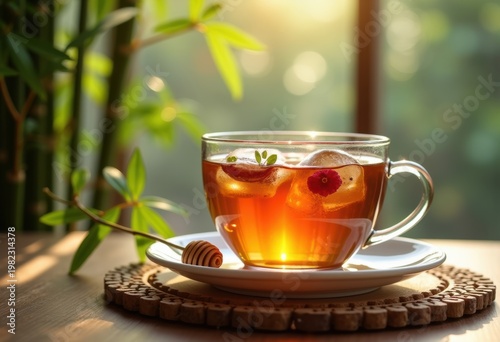 Rose Hip Honey Infusion Tranquil Meditation Retreat Calming Escape Relaxation Space