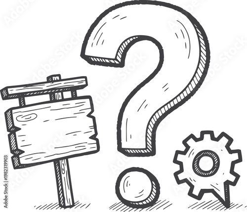 Creative Problem Solving and Questioning Doodle Art