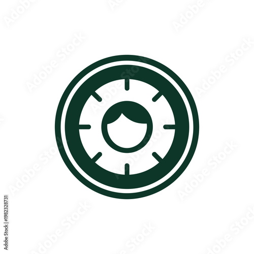 User profile appears in a dark circle.