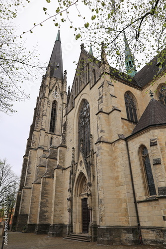 Blick in das Zentrum der Stadt Billerbeck im Münsterland	