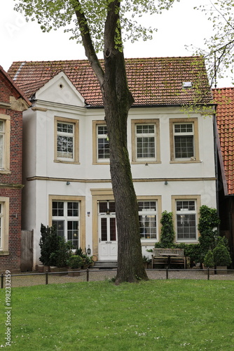 Blick in das Zentrum der Stadt Billerbeck im Münsterland	