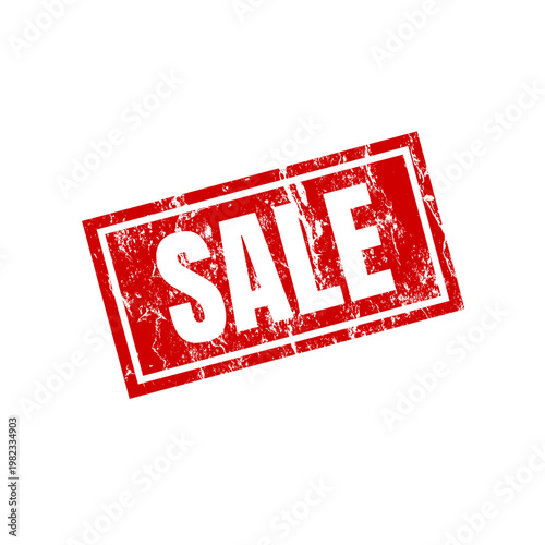 Fotografia Sale rubber stamp with grunge effect - vector illustration