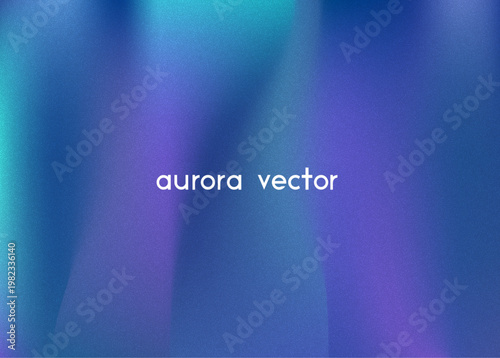 Aurora Light Gradient. Borealis Gradient Blur. Nordic Winter Backdrop For Flyer. Northern Aurora Light. Iridescent Aura Over Polar Outdoor Stars. Green, Blue And Purple Abstract Sky.