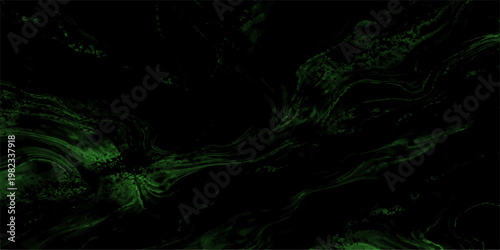 An abstract green background with bright particles and a natural leaf texture creates a dark forest design, blending art and technology into a glowing grass pattern wallpaper