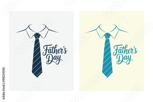 Father's day card designs neckties celebratory greetings for dad