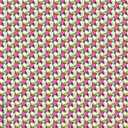 Seamless floral pattern design