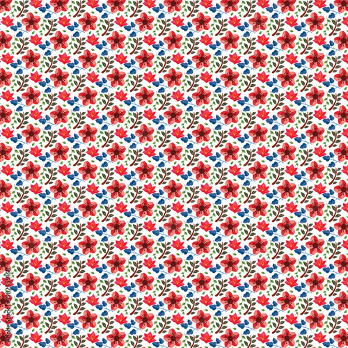 Seamless floral pattern design