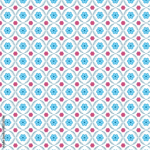 Seamless floral pattern design