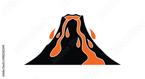 A black walking cane displayed against a white background silhouette