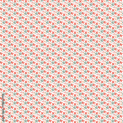 Seamless floral pattern design