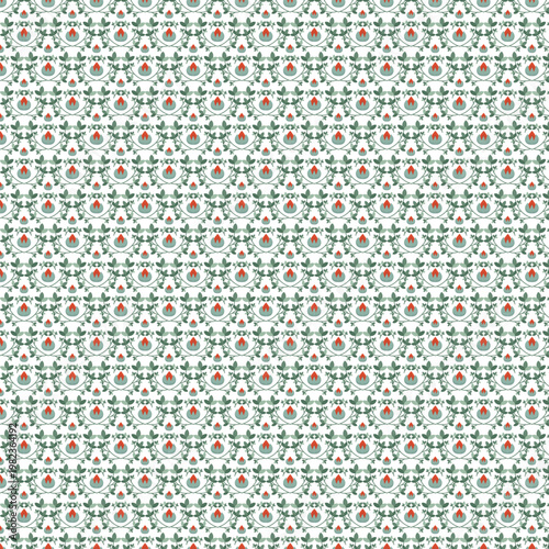 Seamless floral pattern design