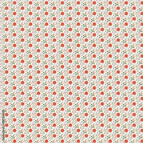 Seamless floral pattern design