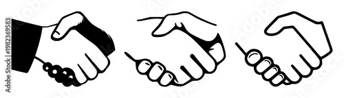 Neighbor handshake icon set with a single solid black icon on a white background featuring handshake, community, cooperation with solidarity and friendliness