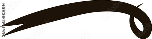 Swash Tail Swoosh Accent