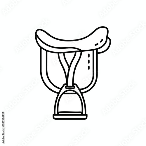 Minimalist Line Drawing of a Classic Bowtie for Fashion and Accessory Design