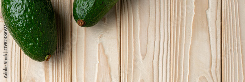 Avocado banner fresh healthy food background green minimal design
