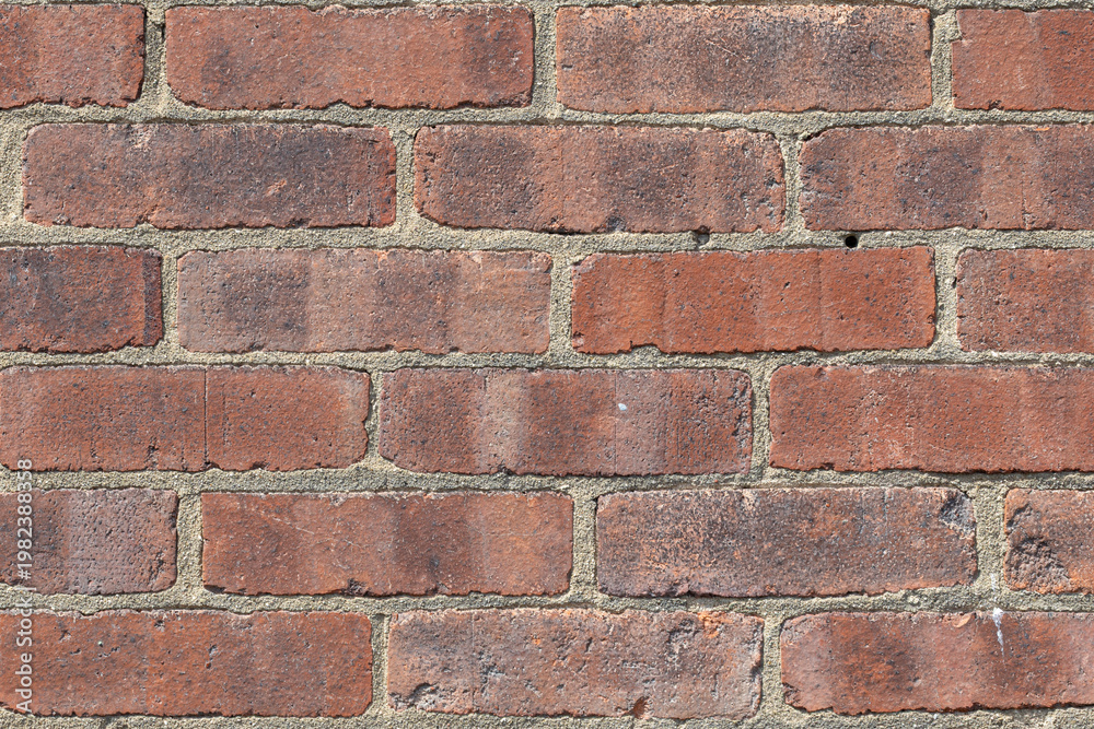 Naklejka premium Red Brick Wall Texture Background