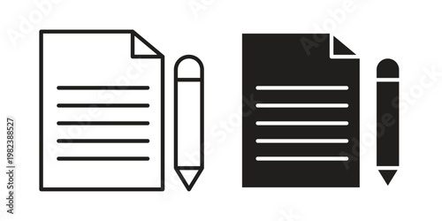 Agreement icon pack on white background. logotype graphic design