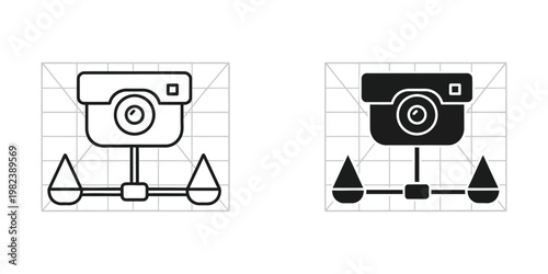 Comparison of security camera surveillance styles with different visual effects applied