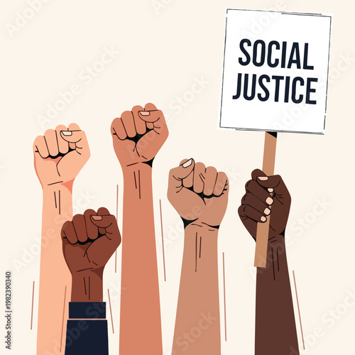 Diverse Group of People United for Social Justice and Equality