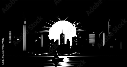 taj mahal vector illustration