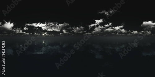 panorama of a stormy sea, HDRI, environment map , Round panorama, spherical panorama, equidistant projection, 360 high resolution panorama 
3d rendering, 
