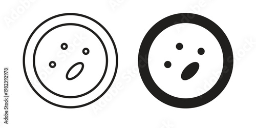 Leukemia icon pack on white background. logotype graphic design