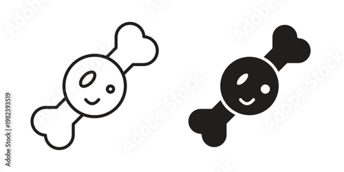 Multiple myeloma icon pack on white background. logotype graphic design