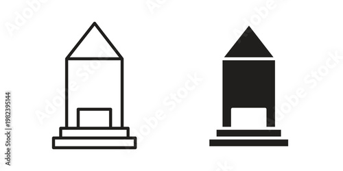 Silo icon pack on white background. logotype graphic design