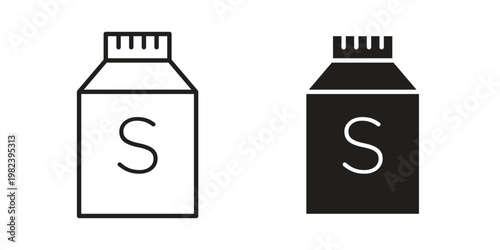 Solvent icon pack on white background. logotype graphic design