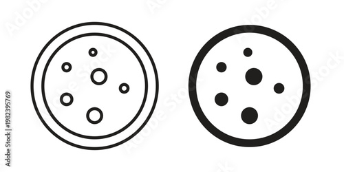 Thalassaemia icon pack on white background. logotype graphic design