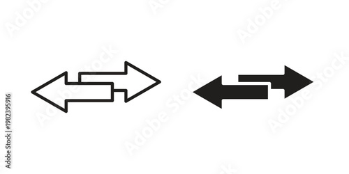 Transfer icon pack on white background. logotype graphic design