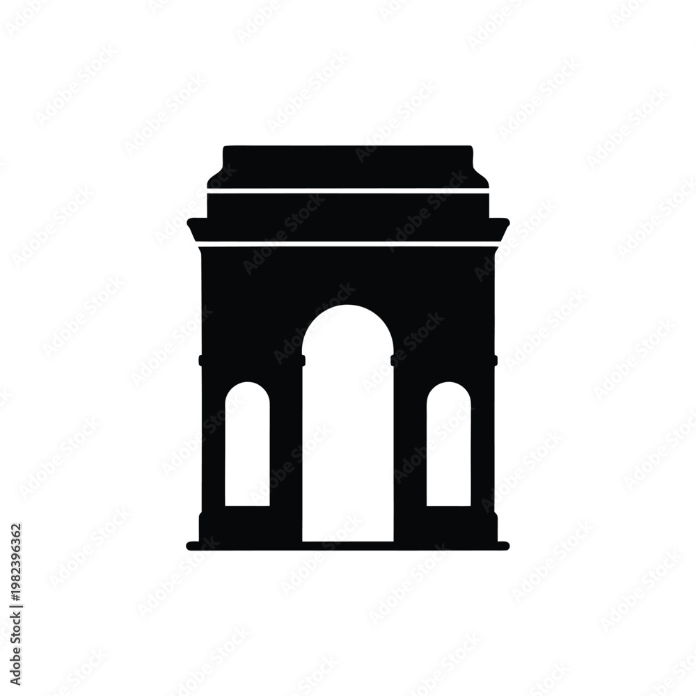 Fototapeta premium Simple Black Shape Design