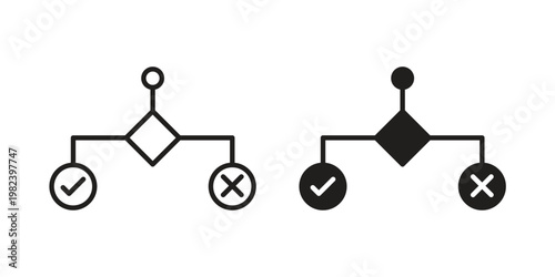 Condition icon set. line art vector icon for apps and websites