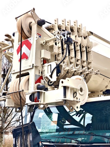 Industrial Machinery. High-tonnage mobile crane