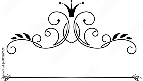 black and white set of delimiters for text, dividers